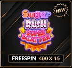 Sugar Rush Super Scatter Free Spin 400 X 15